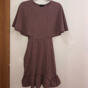 Purple Cape Dress